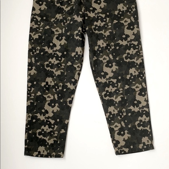 Anthropologie Amadi Camo Floral High Waisted Trousers - Picture 10 of 16